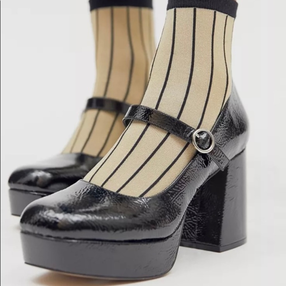 Urban Outfitters Sadie Mary Jane Platform Heel, Size 7